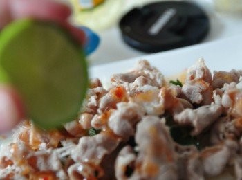 step9: 擠些新鮮檸檬汁