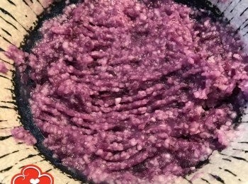 step4: 將紫薯蓉與bb爛飯均勻混合