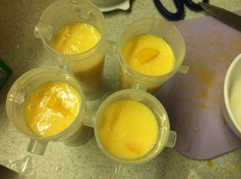 step4: 將奶昔放入冰條格內