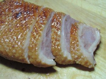 step3: 煎好的鴨胸切片