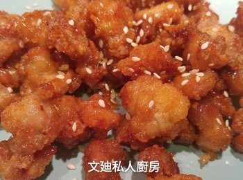 step5: 最後撒上芝麻即完成。