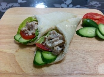 step8: 再捲成手卷狀便完成