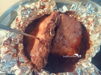 step4: 放電鍋蒸到筷子能插入的程度