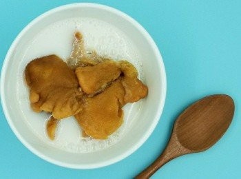 step4: 甜杏汁燉榆耳完成