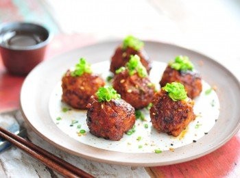 step6: 食用時加上葱碎作裝飾