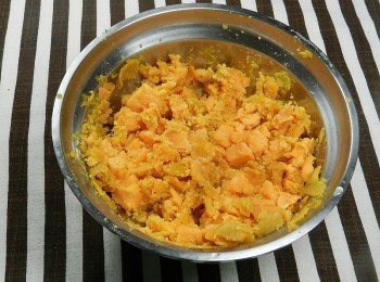 step3: 取約200克壓碎