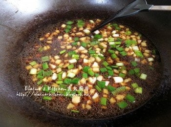 step10: 熄火加入蔥粒拌勻
