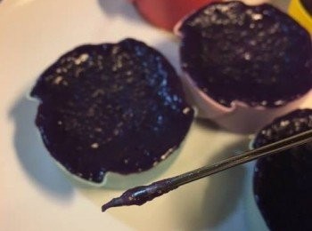 step10: 用牙籤拮下若果糕熟會有少少黐住