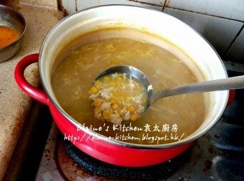 step12: 最後加入蛋液拌勻成蛋花即可