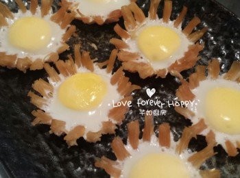 step5: 灑上海鹽同吃, 即成菊花干貝