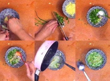 step11: <span class="group_3">薑蔥油</span>
薑去皮磨蓉，蔥切小粒
加入鹽、糖先拌勻
把油燒熱後倒入拌勻即成