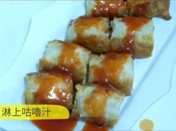 step7: 再淋上油條上便成。