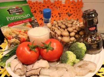 step1: 洗米，並將所有材料洗淨。