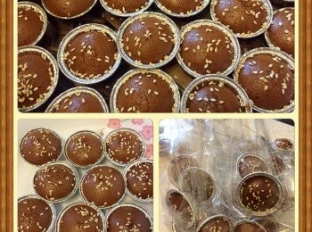 step4: 出爐後撒上炒香白芝麻，完成～