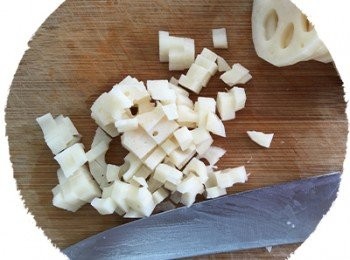 step2: 蓮藕切小丁