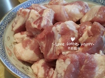 step1: 排骨洗淨用廚房紙抹乾