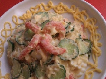 step11: 最後將甜蝦稍做裝飾擺盤即可食用，或在放入冰箱冷藏後冰涼使用更佳~