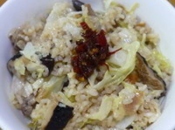 step7: 美味又營養的高麗菜飯完成