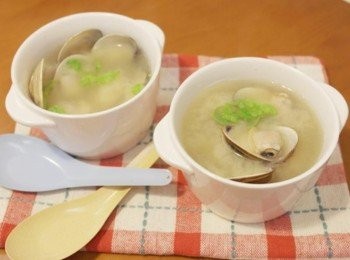 step3: 味噌蛤蠣湯!!完全簡單的湯品:)