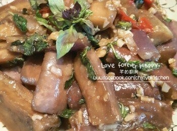 step9: 上碟, 即成金不換茄子