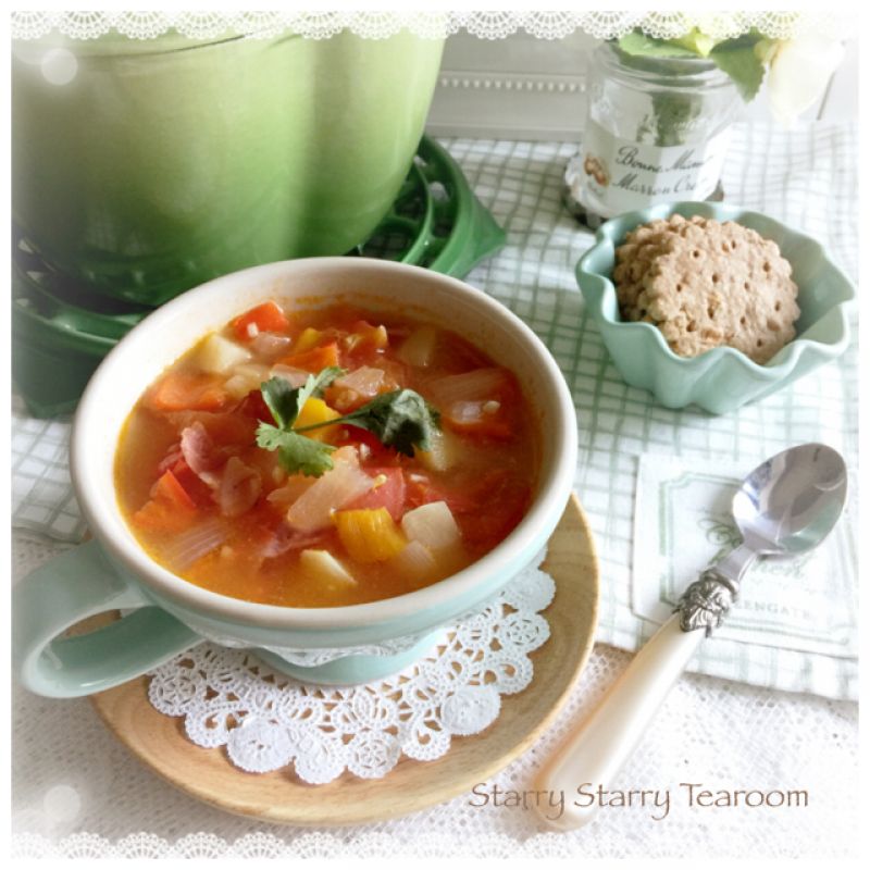 蕃茄雜菜濃湯食譜、做法| Starrytearoom的Cook1Cook食譜分享