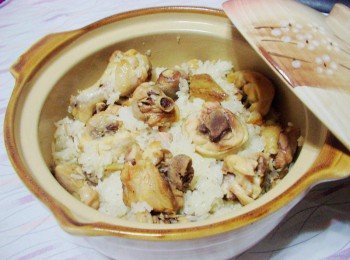 【電鍋料理】~麻油雞糯米飯