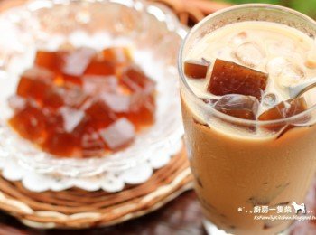 自製-咖啡凍鮮奶茶