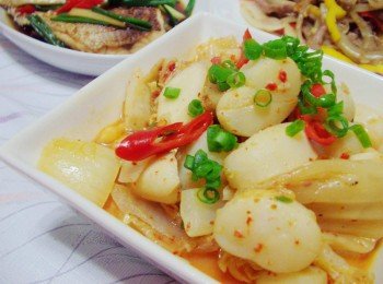 韓式泡菜炒干貝