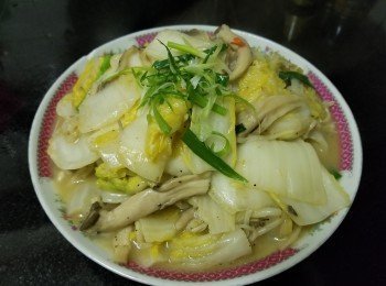 鮮菌炒大白菜