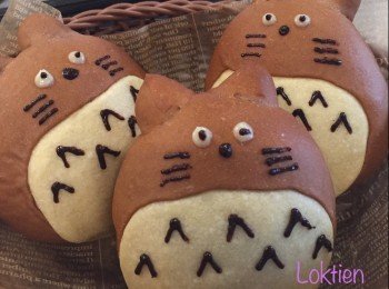 龍貓造型麵包