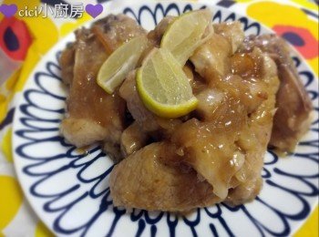 煮食記錄: 青柚蜜煎豬扒