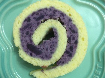 紫薯瑞士卷