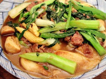 泰式蠔油什菜炒牛肉