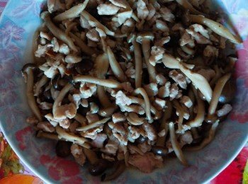 舞菇原豉醬炒豬柳肉