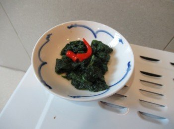 日式蝦醬地瓜葉
