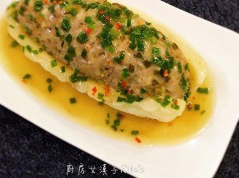 苦瓜鑲肉蒸