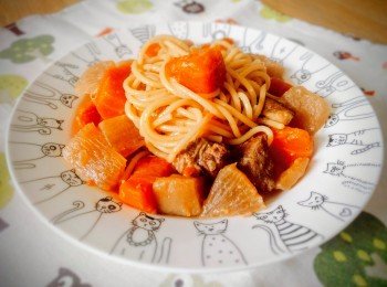 【親子共食】日式蔬菜汁燉豬軟骨