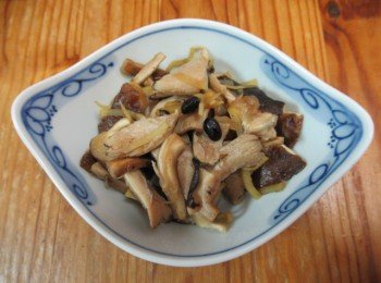 豆豉煮鮮香菇
