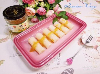 蜂蜜柚子甜腸粉 【高島柚子茶甜品食譜大招募】