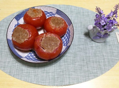 (煮食影片) 煎釀番茄肉餅