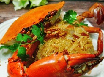 簡易肉蟹糯米飯(電飯煲版)