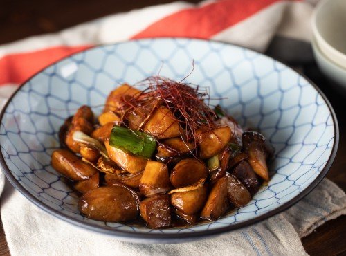 紅燒杏鮑菇 Braised king oyster mushrooms