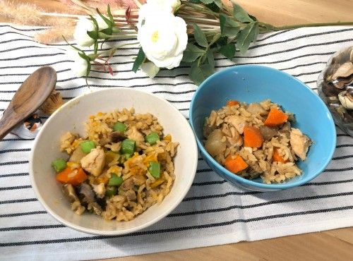 蔬菜雞肉炊飯兩食