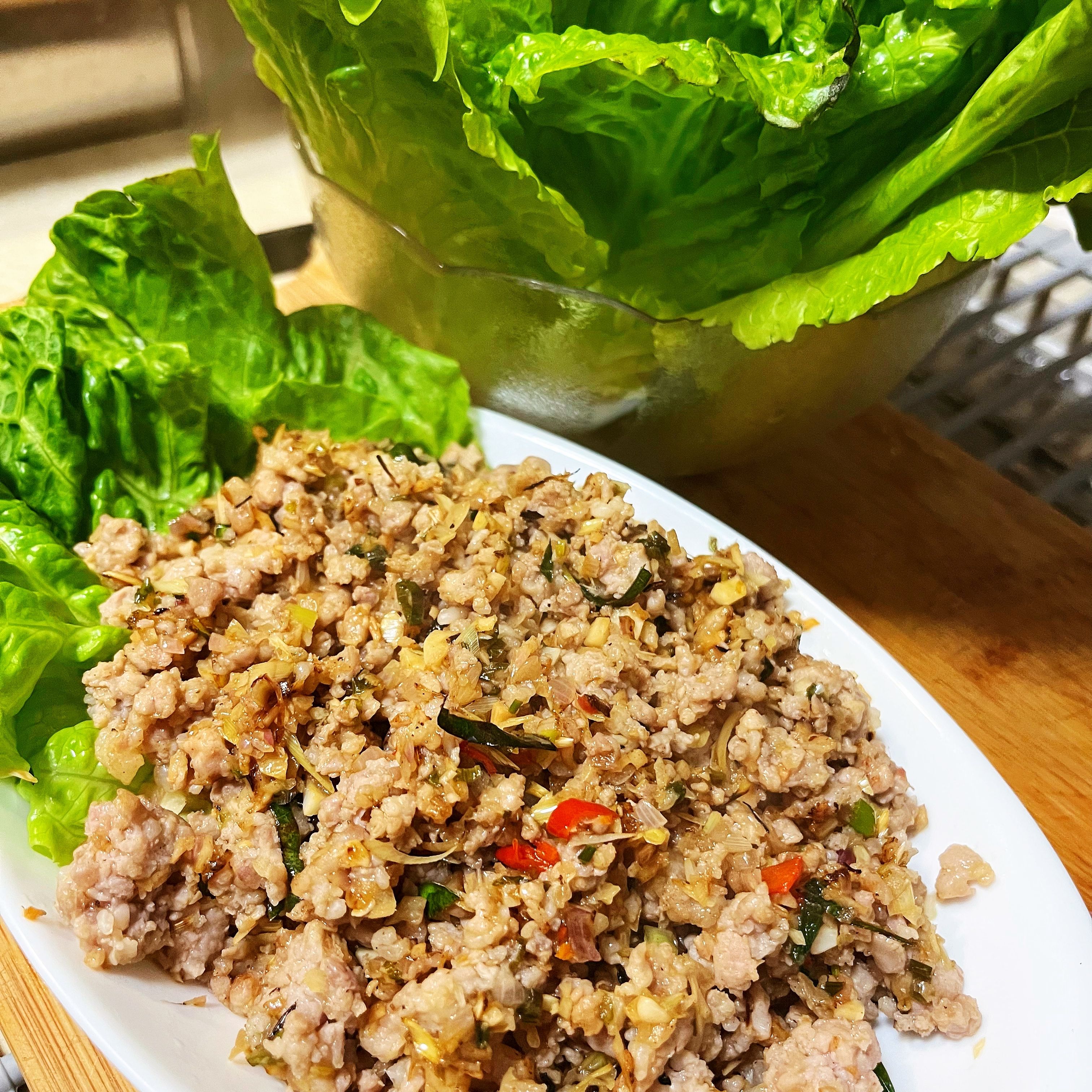 (泰國菜)肉碎生菜包食譜、做法 | JessicaKitchen的Cook1Cook食譜分享