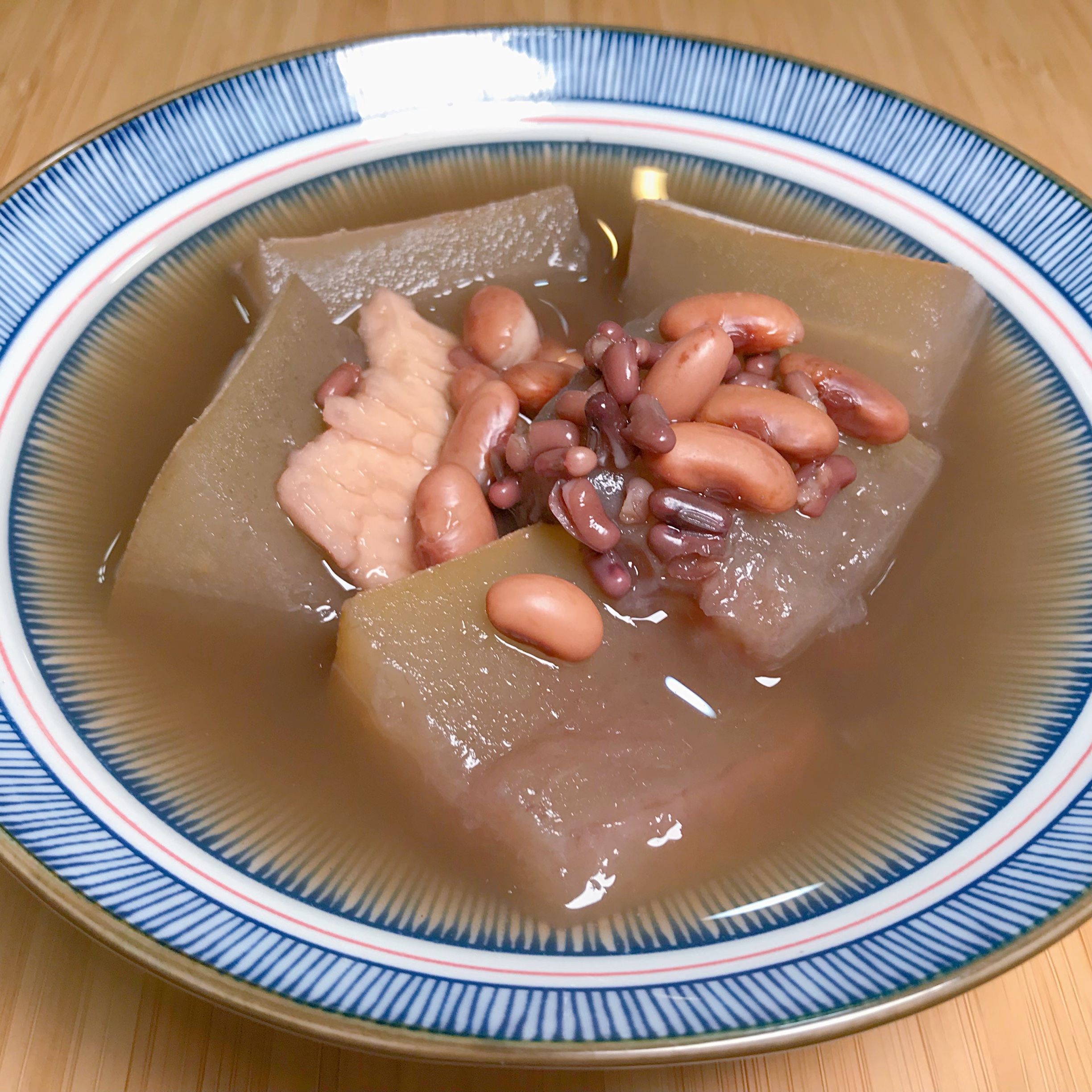 冬瓜花豆素湯食譜、做法| Chaomum Cooking的Cook1Cook食譜分享
