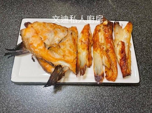 焗三文魚鮫魚鰭