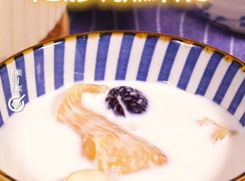 【養陰潤燥】花膠燉鮮奶 Double steamed fish maw in milk