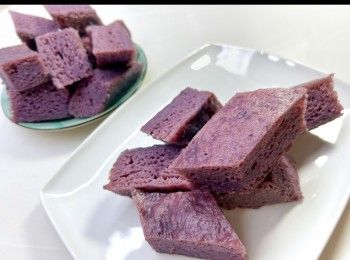 蜂巢紫薯糕