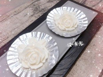 玫瑰花鮮奶布丁