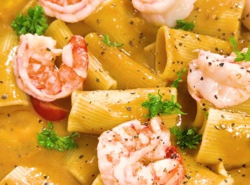 ❤️‍🔥特濃蒜香法式龍蝦湯粗管粉 | Creamy Lobster Bisque Rigatoni 🦞 15分鐘極速上菜！平民價煮出五星級西餐～